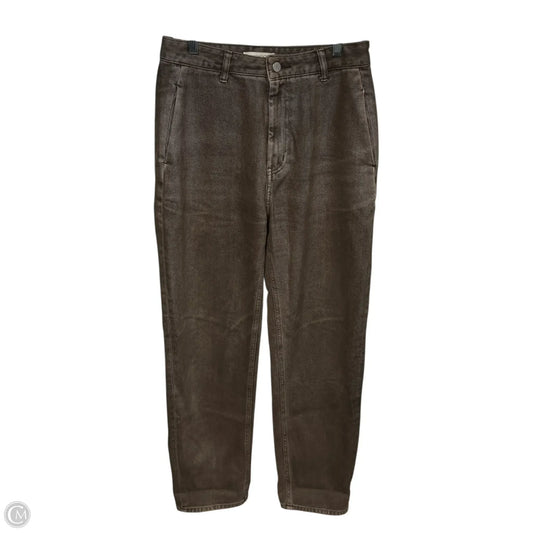 Jeans Straight By Amomento In Brown, Size: S