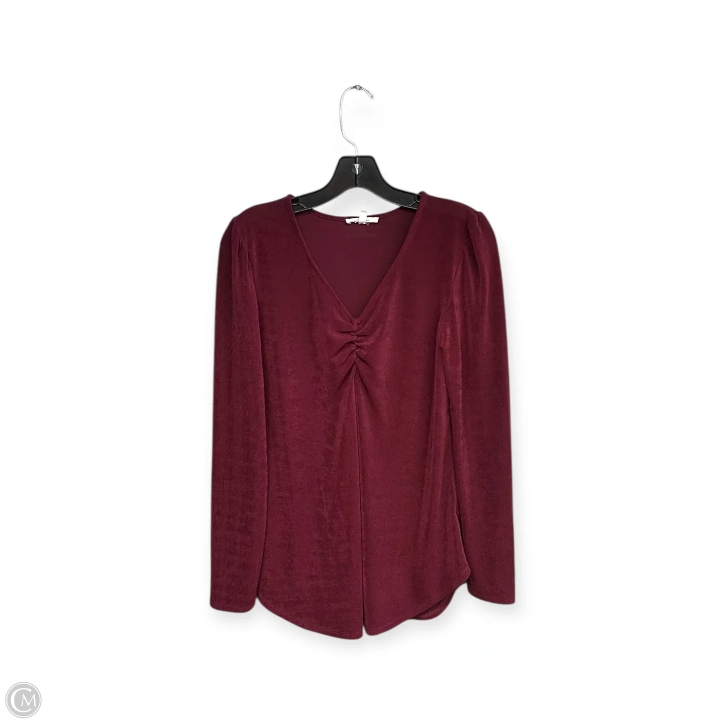 Top Long Sleeve By Maurices In Red, Size: M