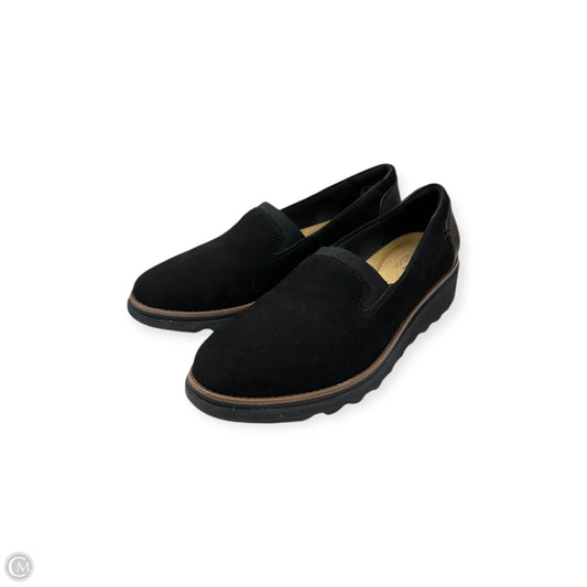 Shoes Flats By Clarks In Black, Size: 8
