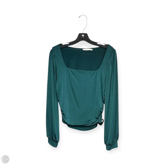 Top Long Sleeve By Lush In Green, Size: L