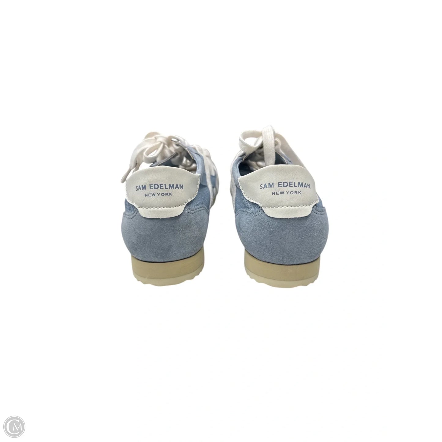 Shoes Sneakers By Sam Edelman In Blue & White, Size: 9.5