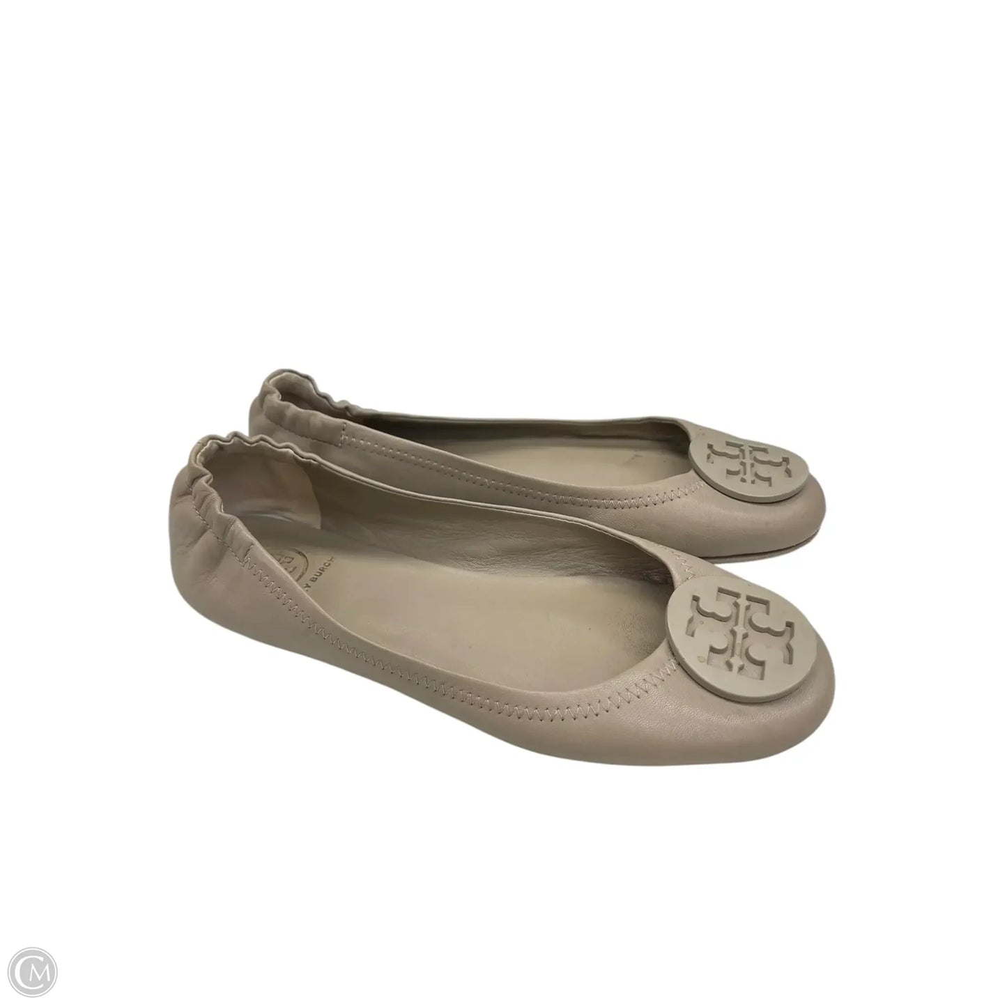 Shoes Designer By Tory Burch In Taupe, Size: 7