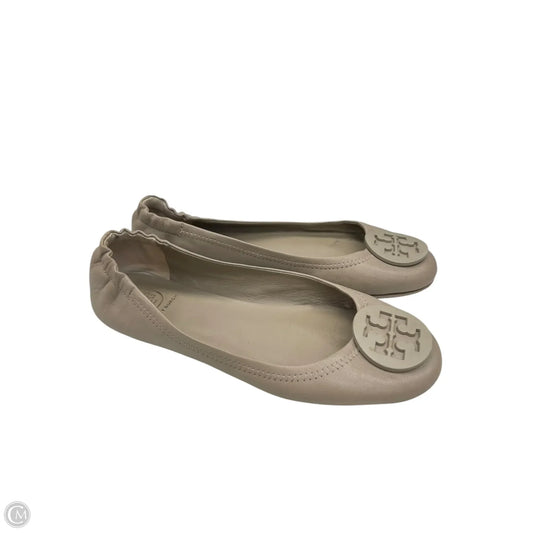 Shoes Designer By Tory Burch In Taupe, Size: 7
