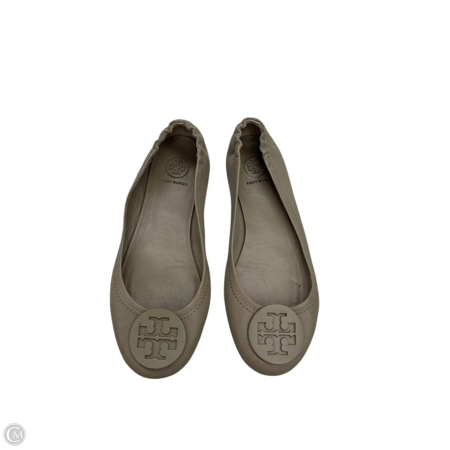 Shoes Designer By Tory Burch In Taupe, Size: 7