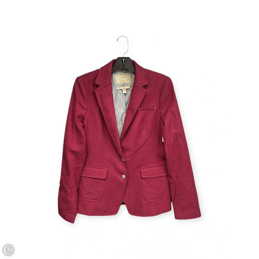 Blazer By Banana Republic In Red, Size: 6