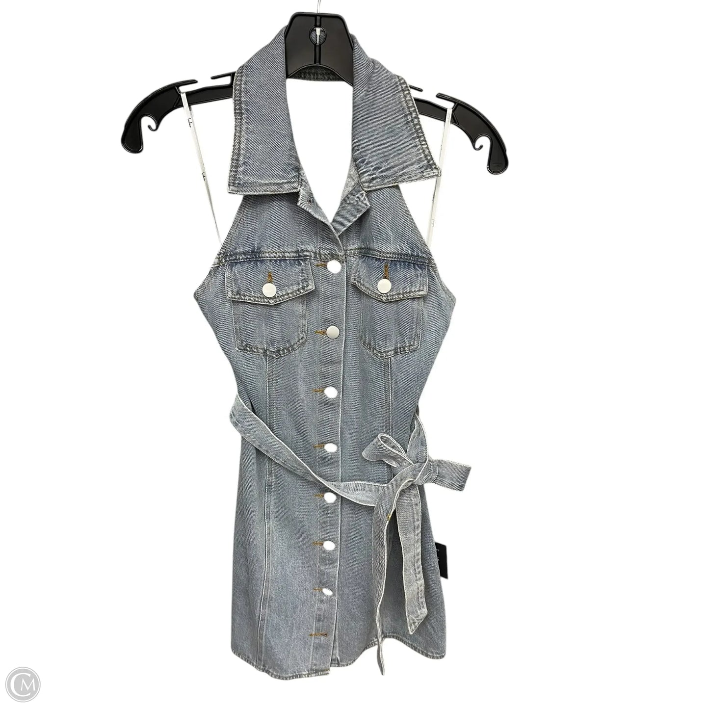 Dress Casual Short By Lulus In Blue Denim, Size: S