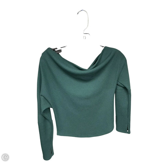 Top Long Sleeve By We The Free In Green, Size: Xs