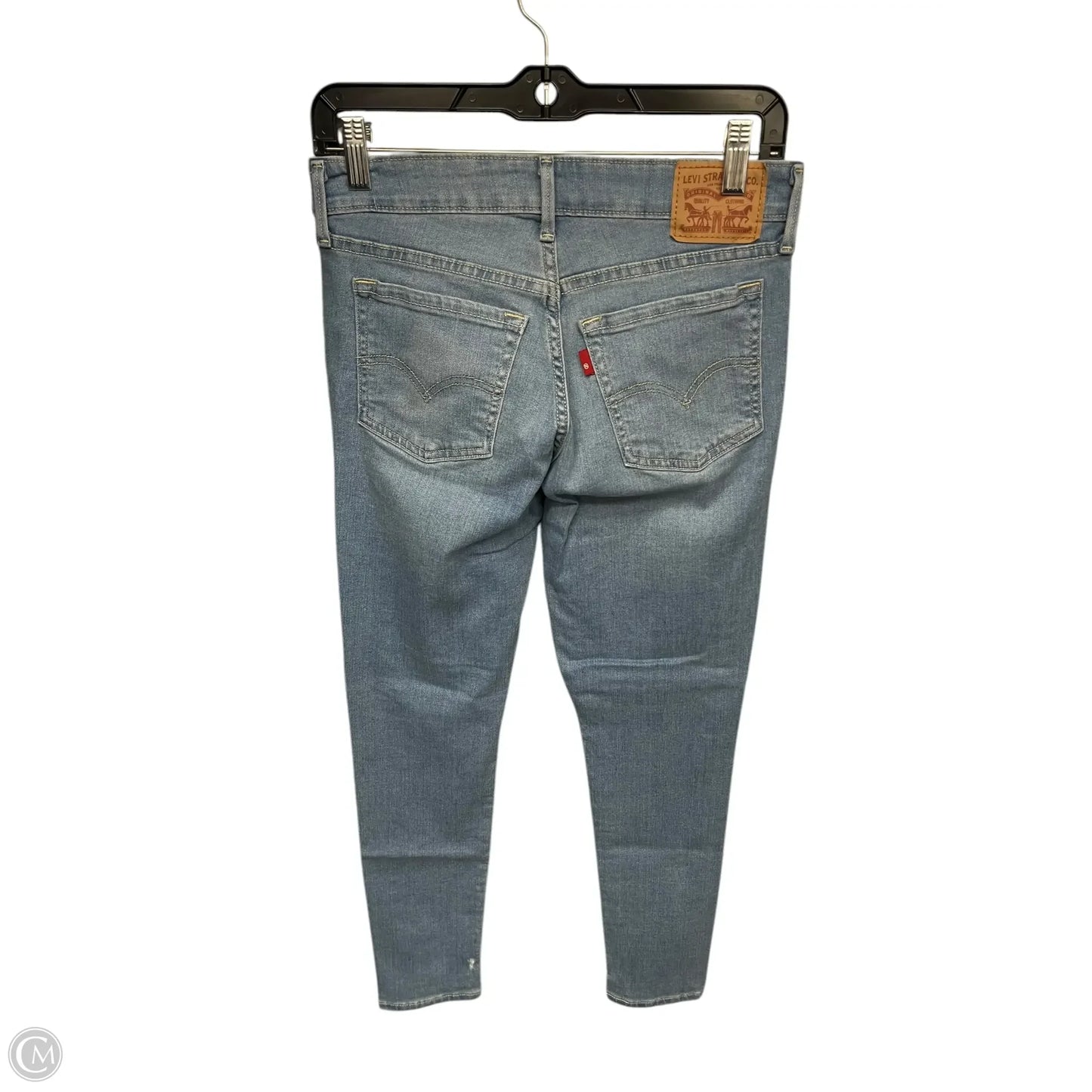 Jeans Skinny By Levis In Blue Denim, Size: 2