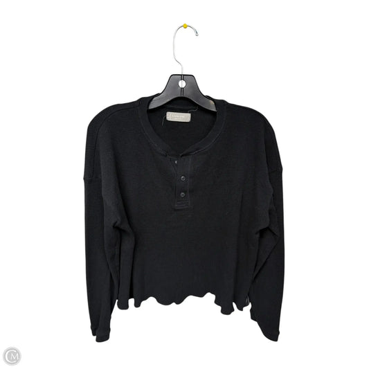 Top Long Sleeve By Everlane In Black, Size: L