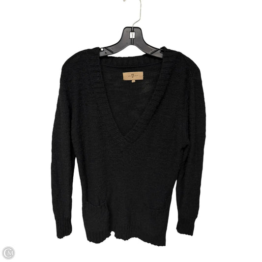 Sweater By 7 For All Mankind In Black, Size: L