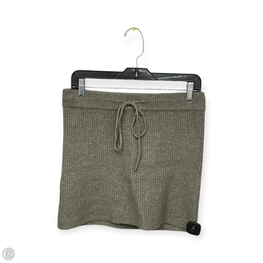 Skirt Mini & Short By Madewell In Green, Size: M