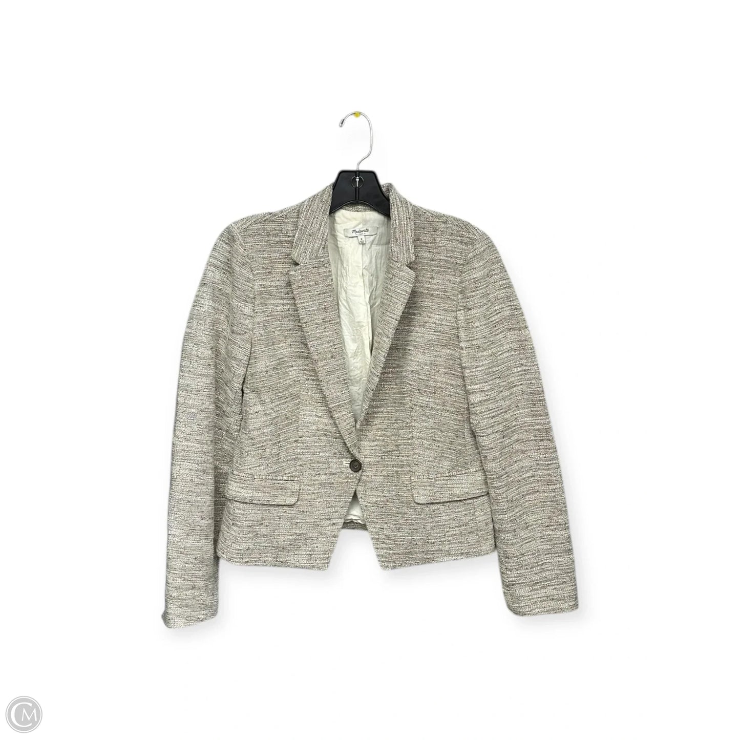 Blazer By Madewell In Brown & Cream, Size: 8