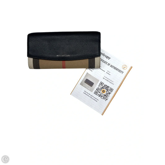 Wallet Luxury Designer By Burberry, Size: Medium