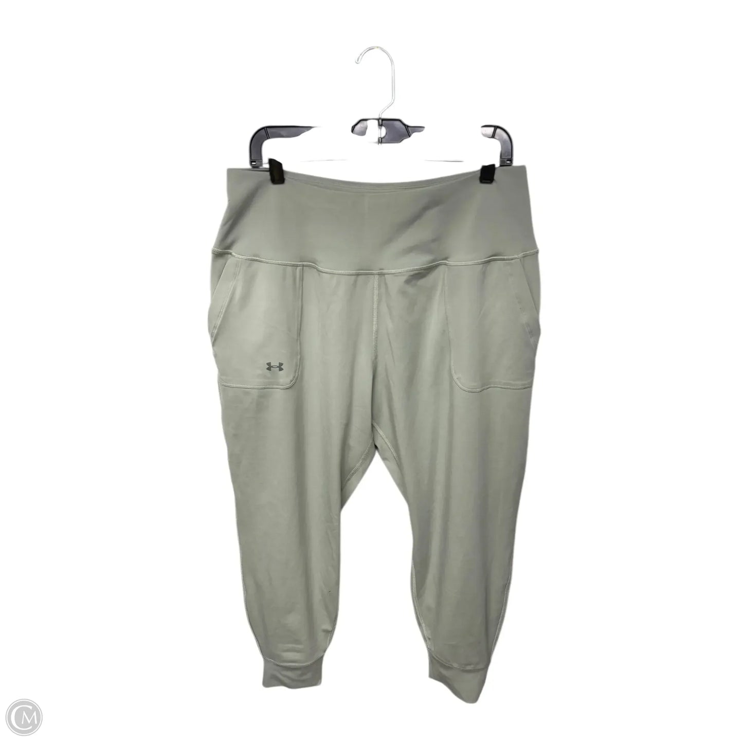 Athletic Pants By Under Armour In Green, Size: 1x