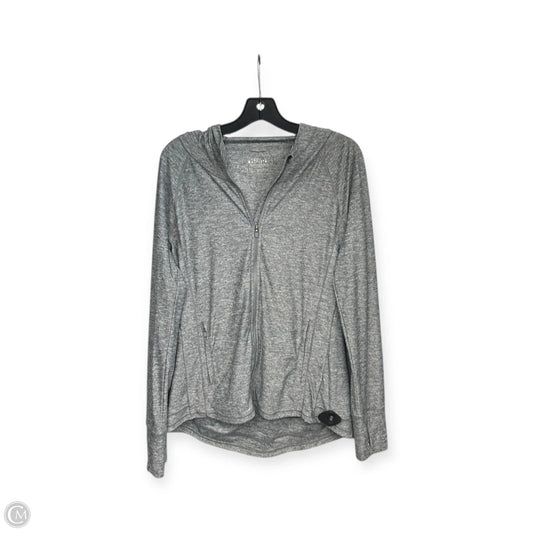 Athletic Jacket By Athleta In Grey, Size: M