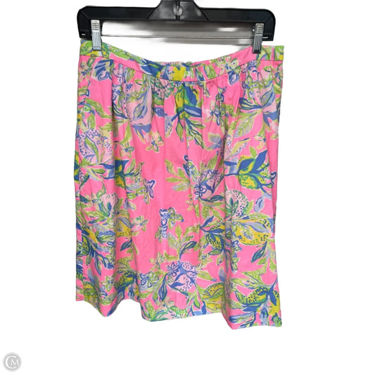 Skirt Designer By Lilly Pulitzer In Floral Print, Size: 14