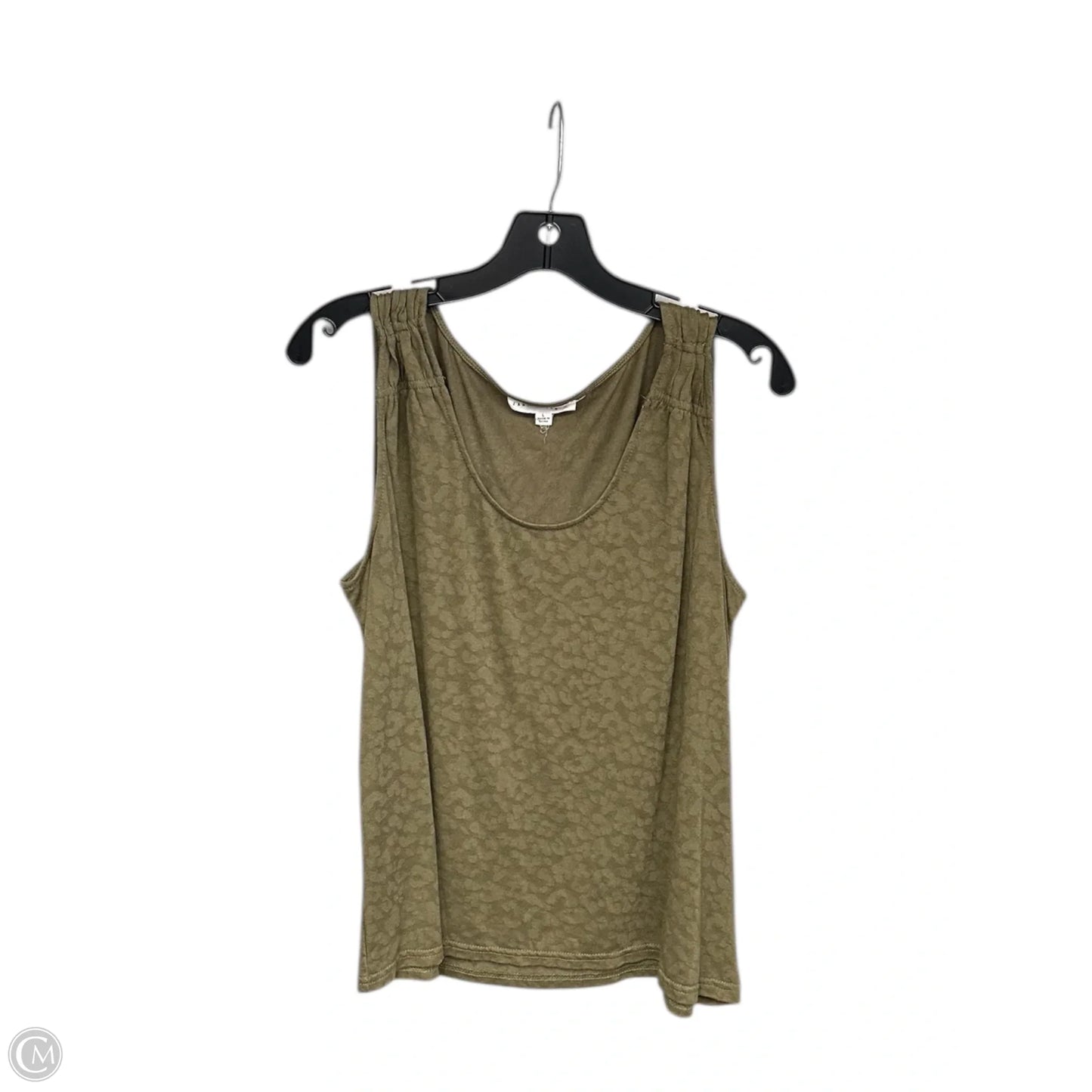 Top Sleeveless Basic By Jane And Delancey In Green, Size: L