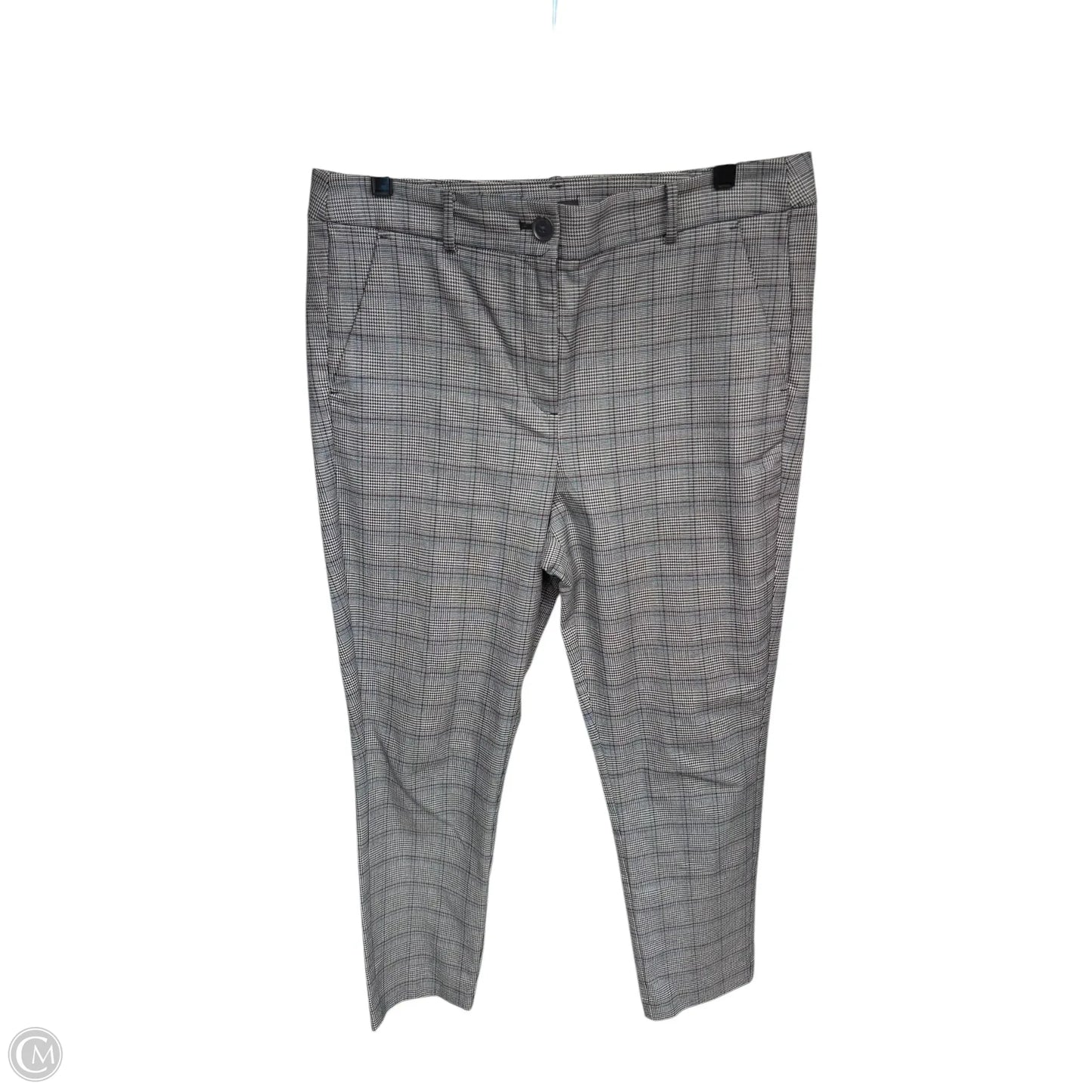 Pants Dress By Loft In Black & Grey, Size: 12