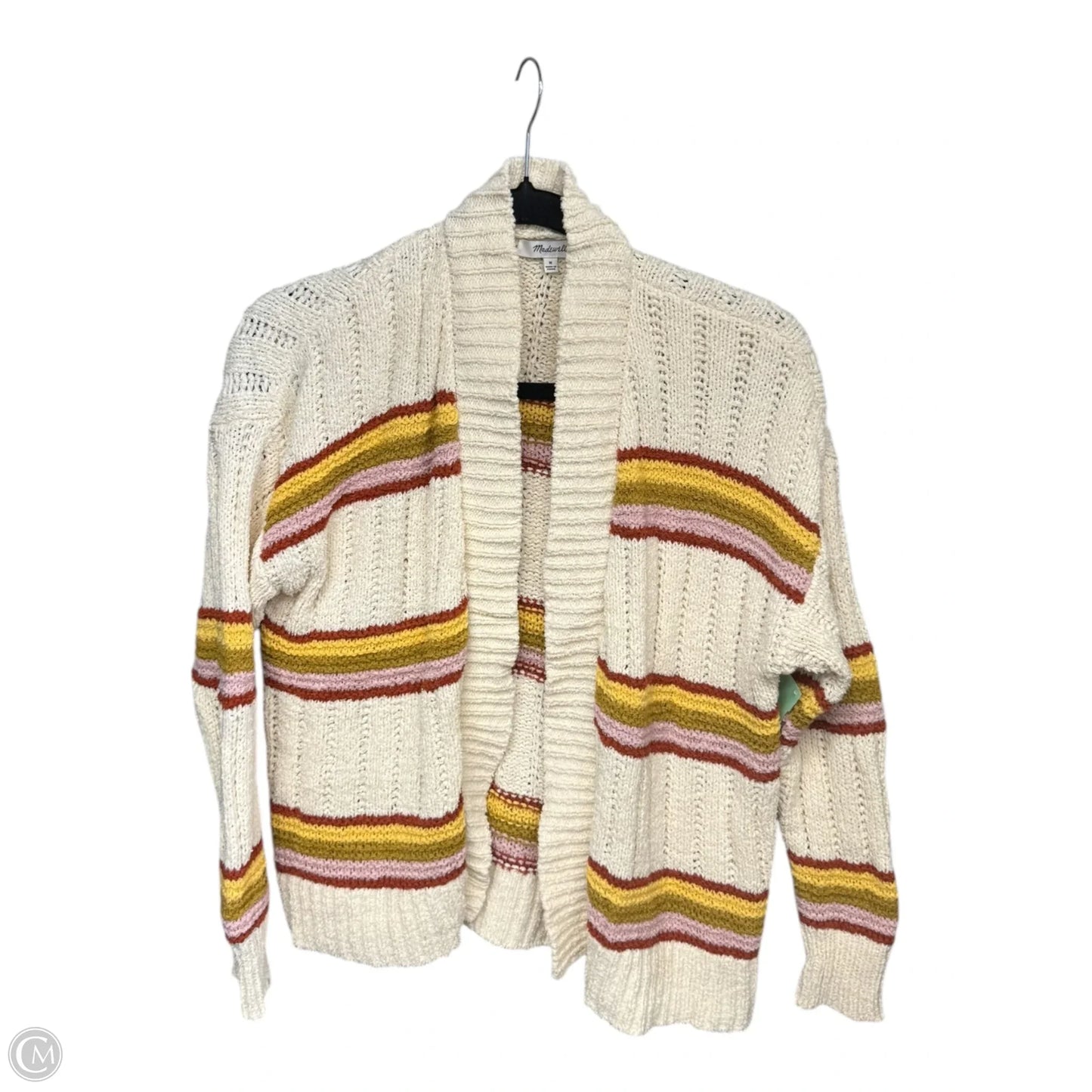 Cardigan By Madewell In Striped Pattern, Size: M
