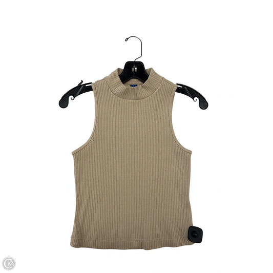Top Sleeveless By Old Navy In Tan, Size: S