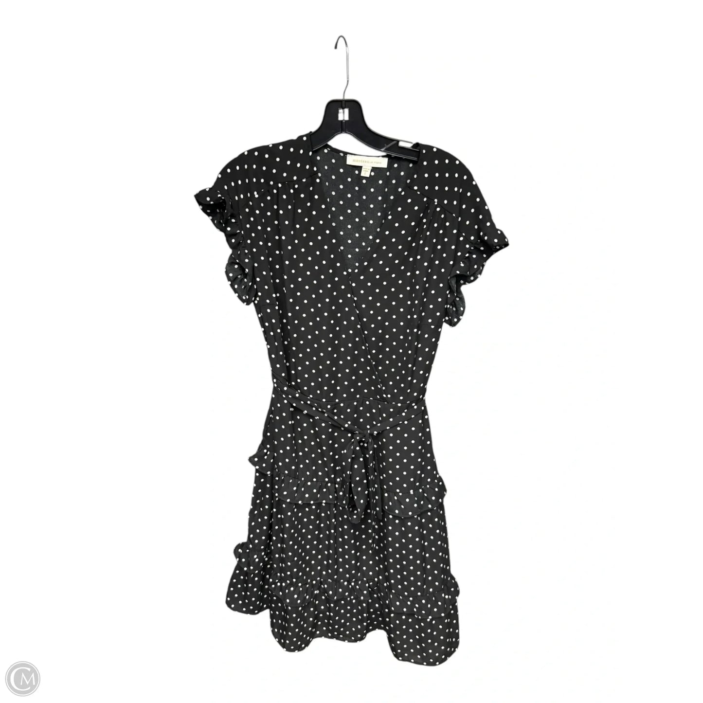 Dress Casual Midi By Monteau In Black & White, Size: L