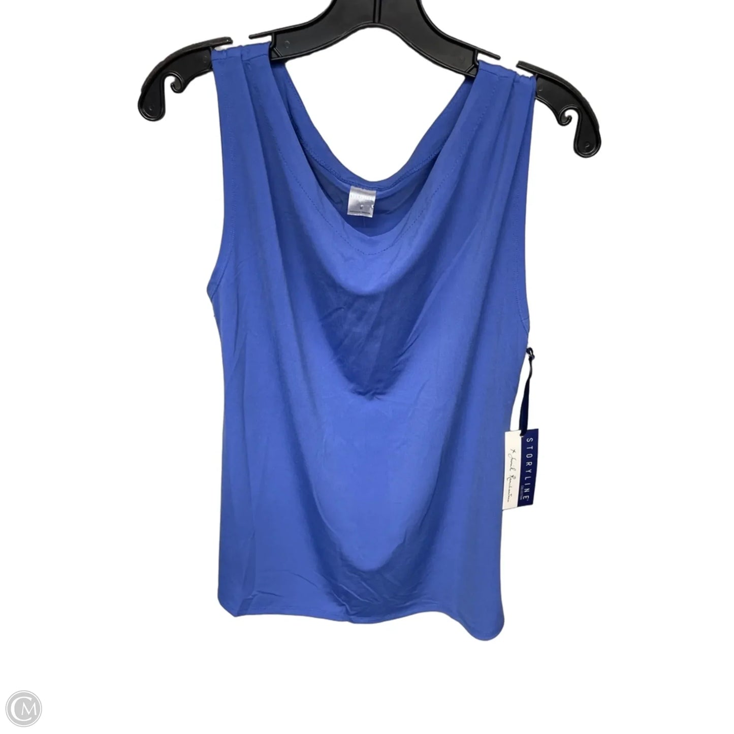 Top Sleeveless By Clothes Mentor In Blue, Size: M