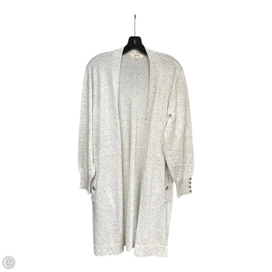 Cardigan By Peyton Primrose In Grey, Size: 1x