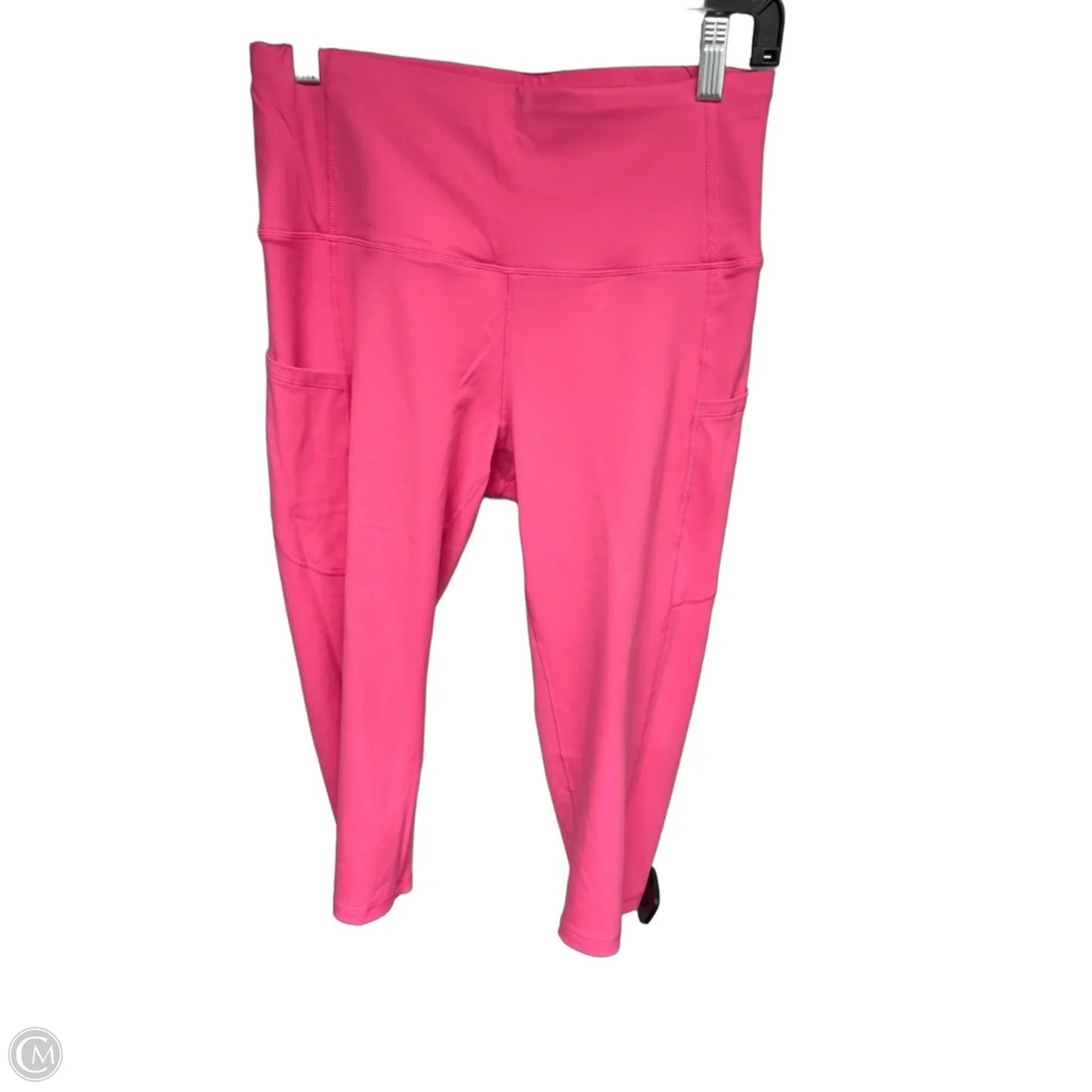 Athletic Capris By Clothes Mentor In Pink, Size: L