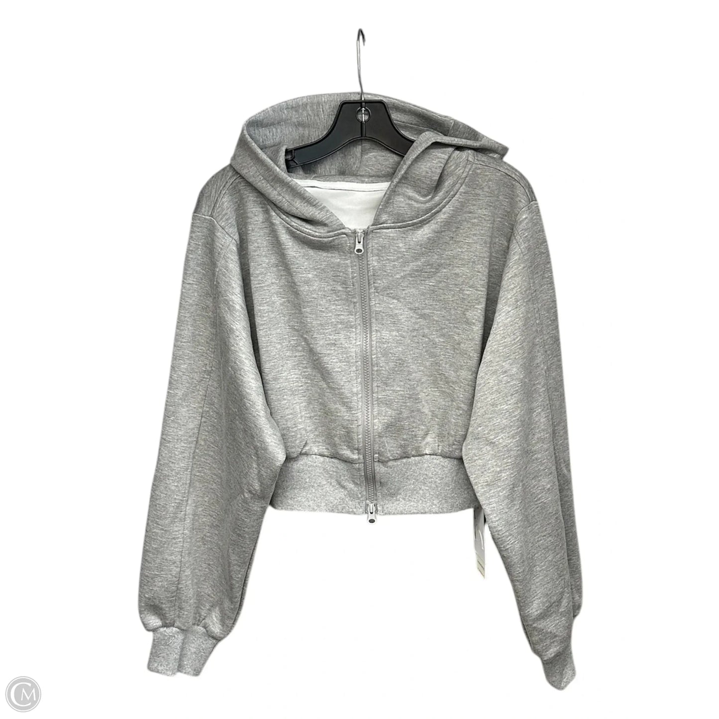 Sweatshirt Hoodie By Commense In Grey, Size: S
