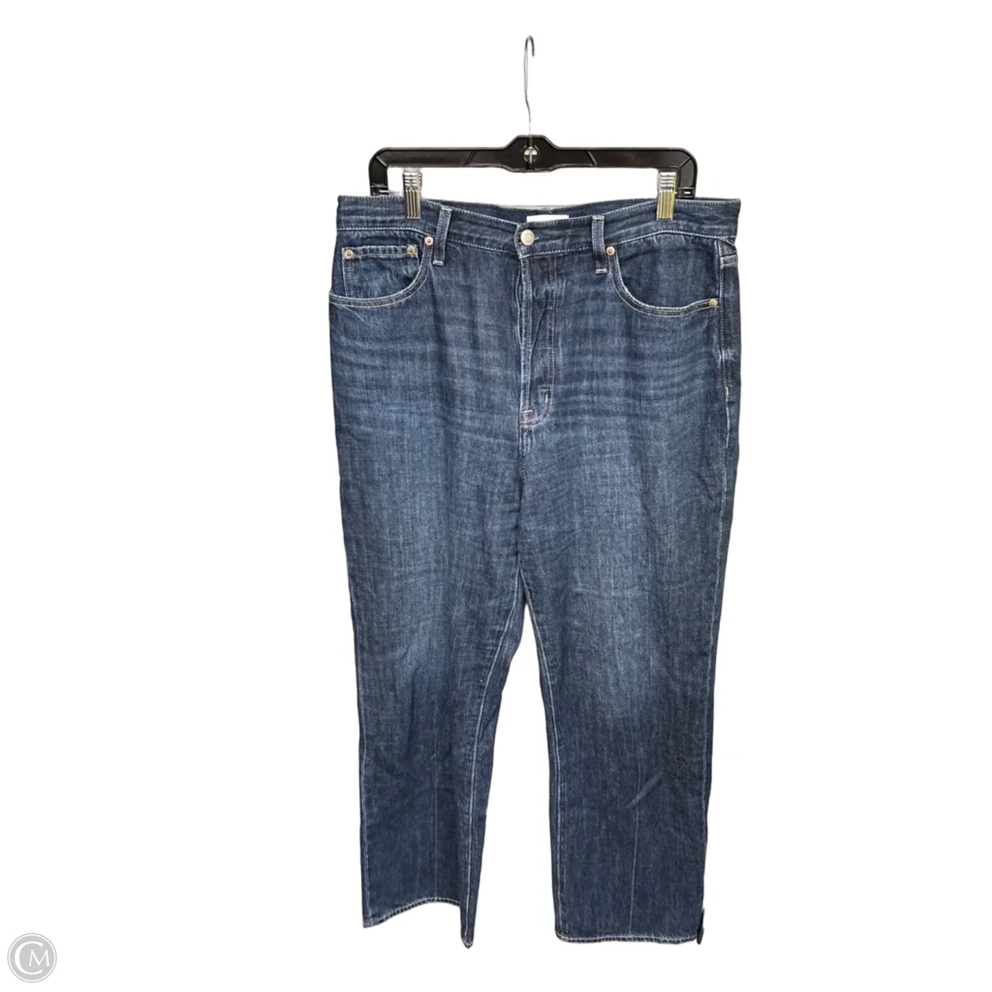 Jeans Straight By Pistola In Blue Denim, Size: 14