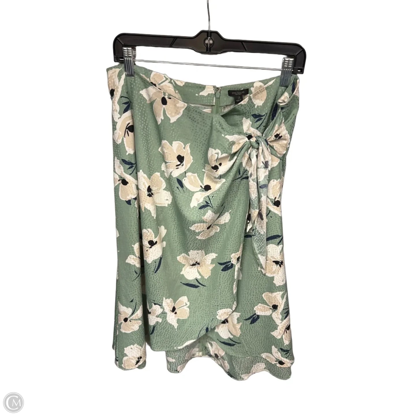 Skirt Midi By Ann Taylor In Floral Print, Size: 14