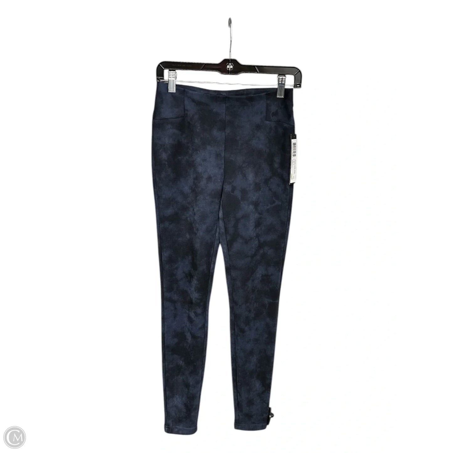 Pants Leggings By Tribal In Black & Blue, Size: Xs