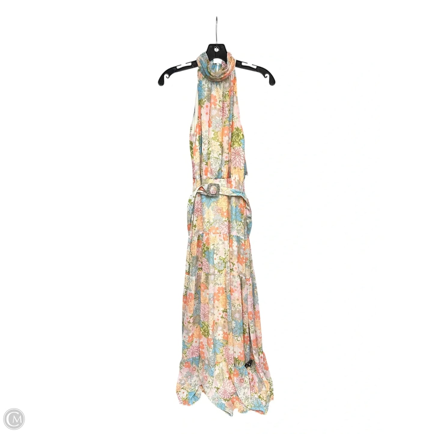 Pants Cropped By Max Studio In Blue & White, Size: 1x