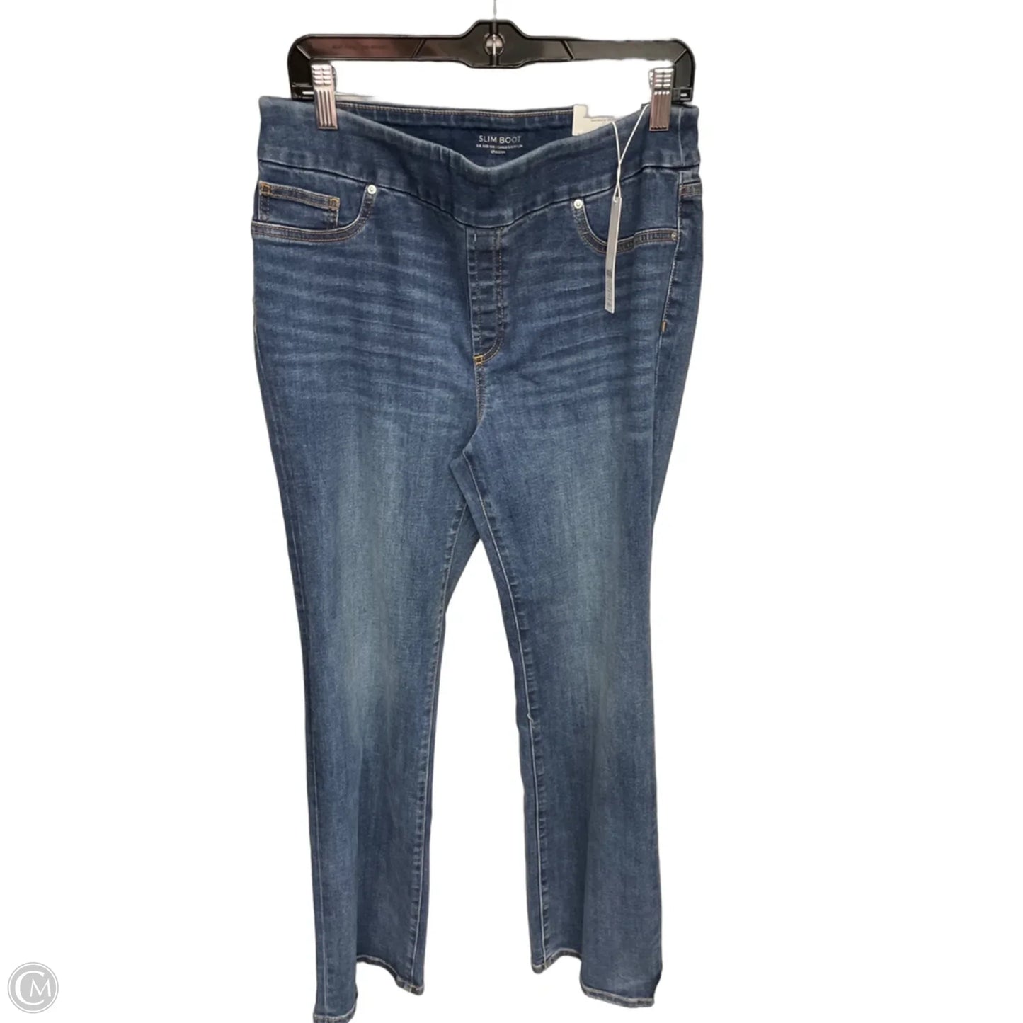 Jeans Boot Cut By Chicos In Blue Denim, Size: 10