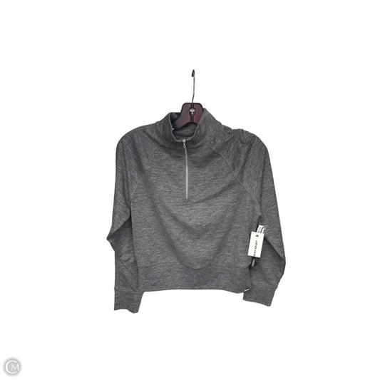 Athletic Top Long Sleeve Collar By Dkny In Grey, Size: Xs