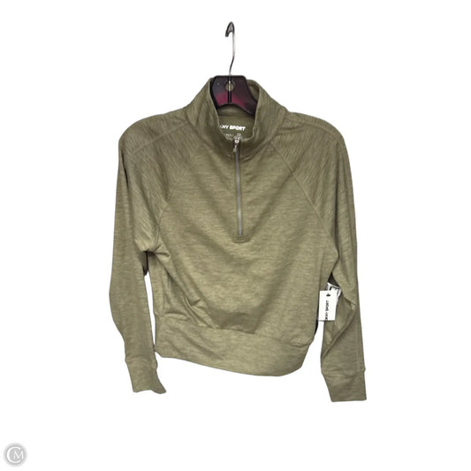 Athletic Top Long Sleeve Collar By Dkny In Green, Size: Xs