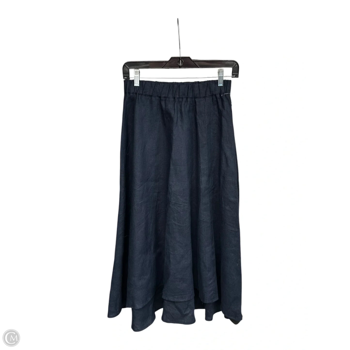 Skirt Midi By Three Dots In Navy, Size: S