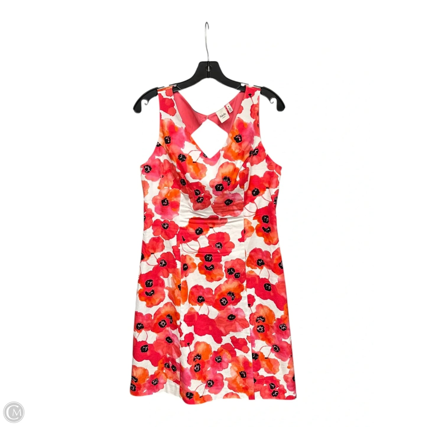 Dress Casual Midi By Rafaella In Pink & White, Size: M