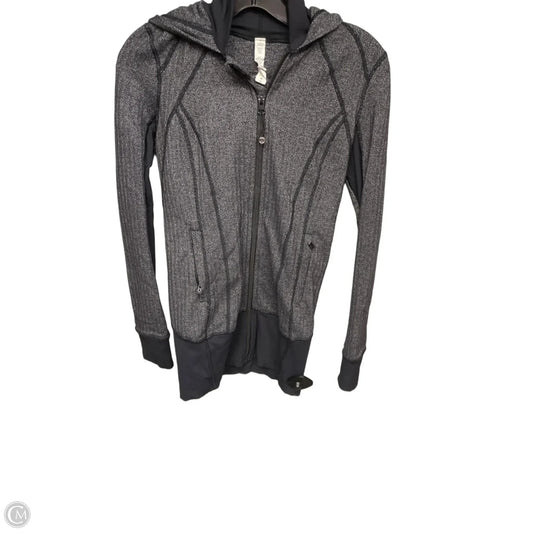 Athletic Sweatshirt Hoodie By Lululemon In Black, Size: Xs
