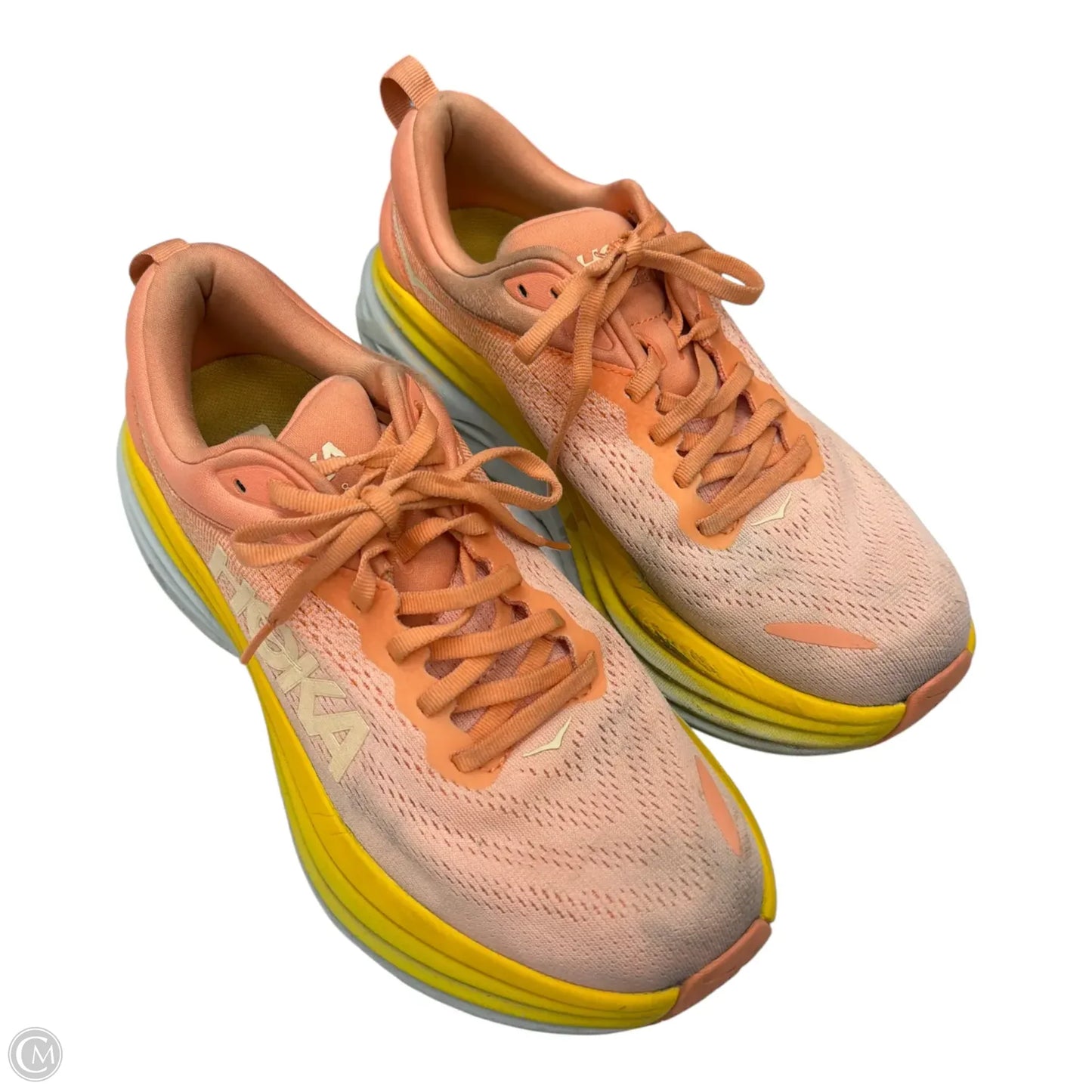 Shoes Athletic By Hoka In Orange, Size: 9