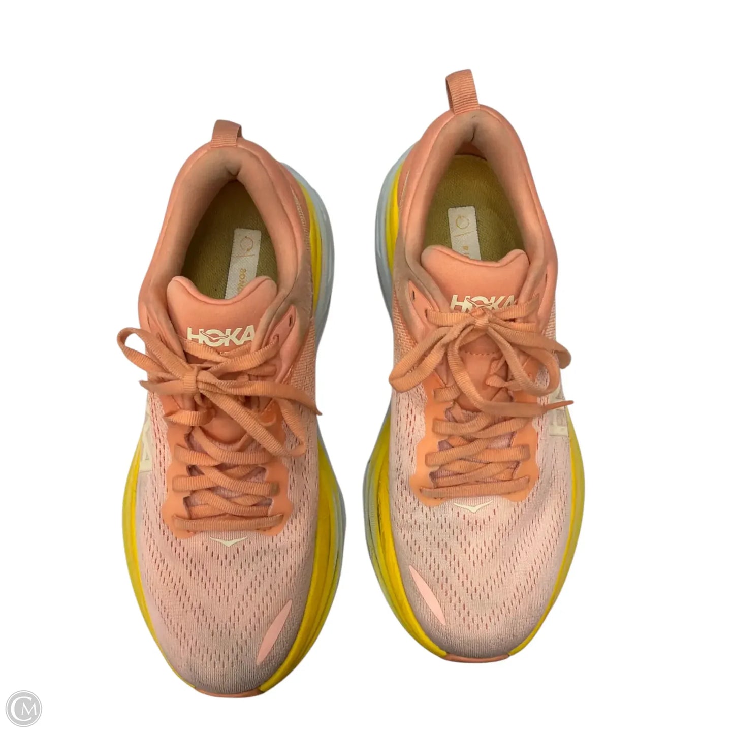 Shoes Athletic By Hoka In Orange, Size: 9