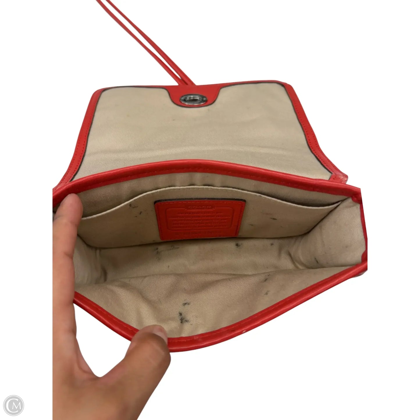 Handbag Designer By Coach, Size: Small