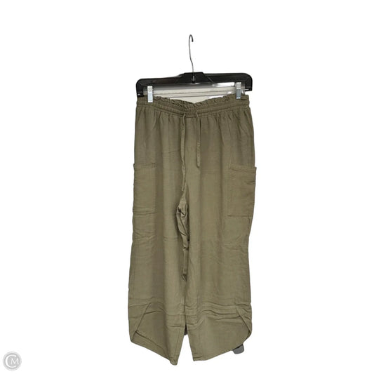 Pants Cropped By Clothes Mentor In Green, Size: M
