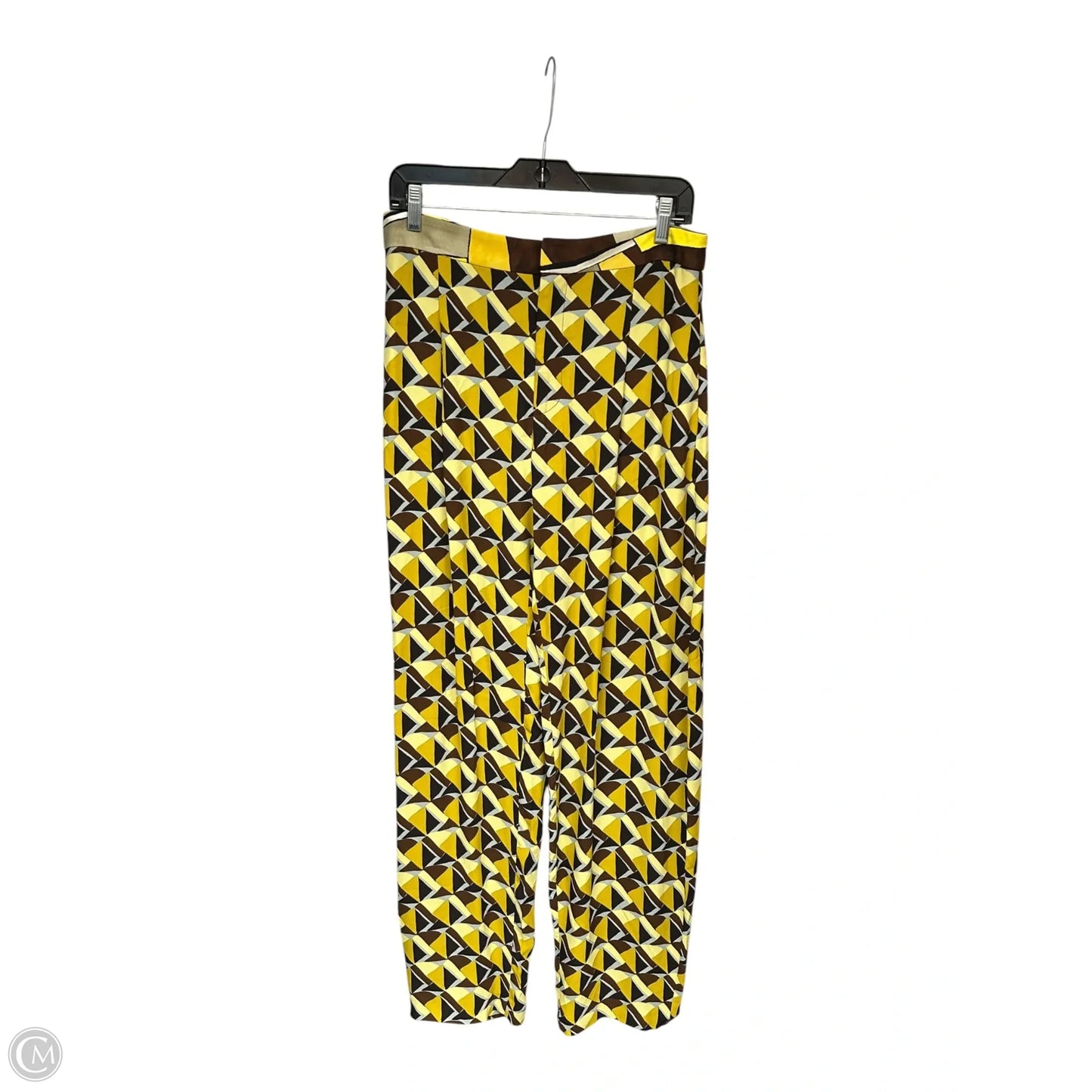 Pants Other By Zara In Brown & Yellow, Size: M