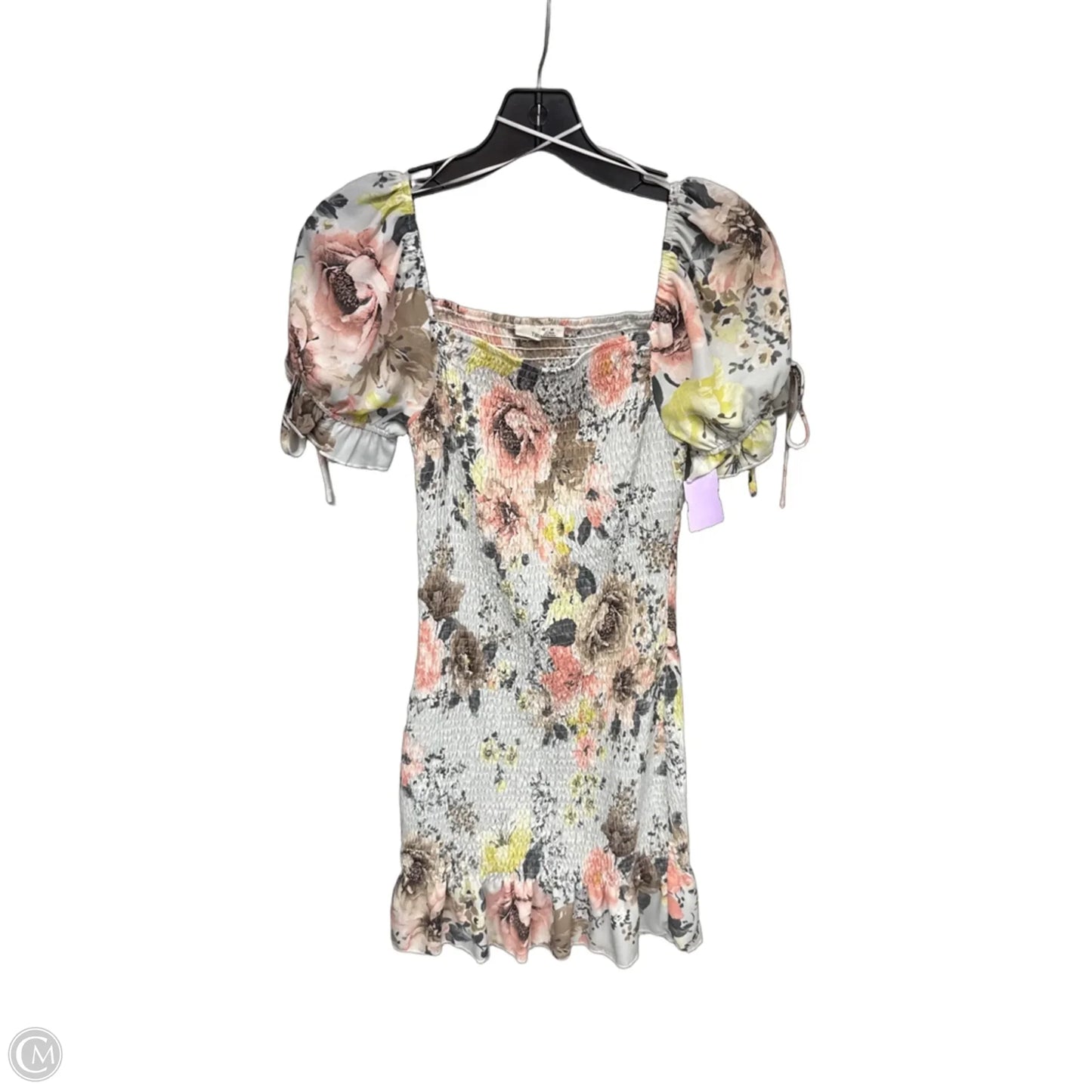 Dress Casual Short By Timing In Floral Print, Size: M