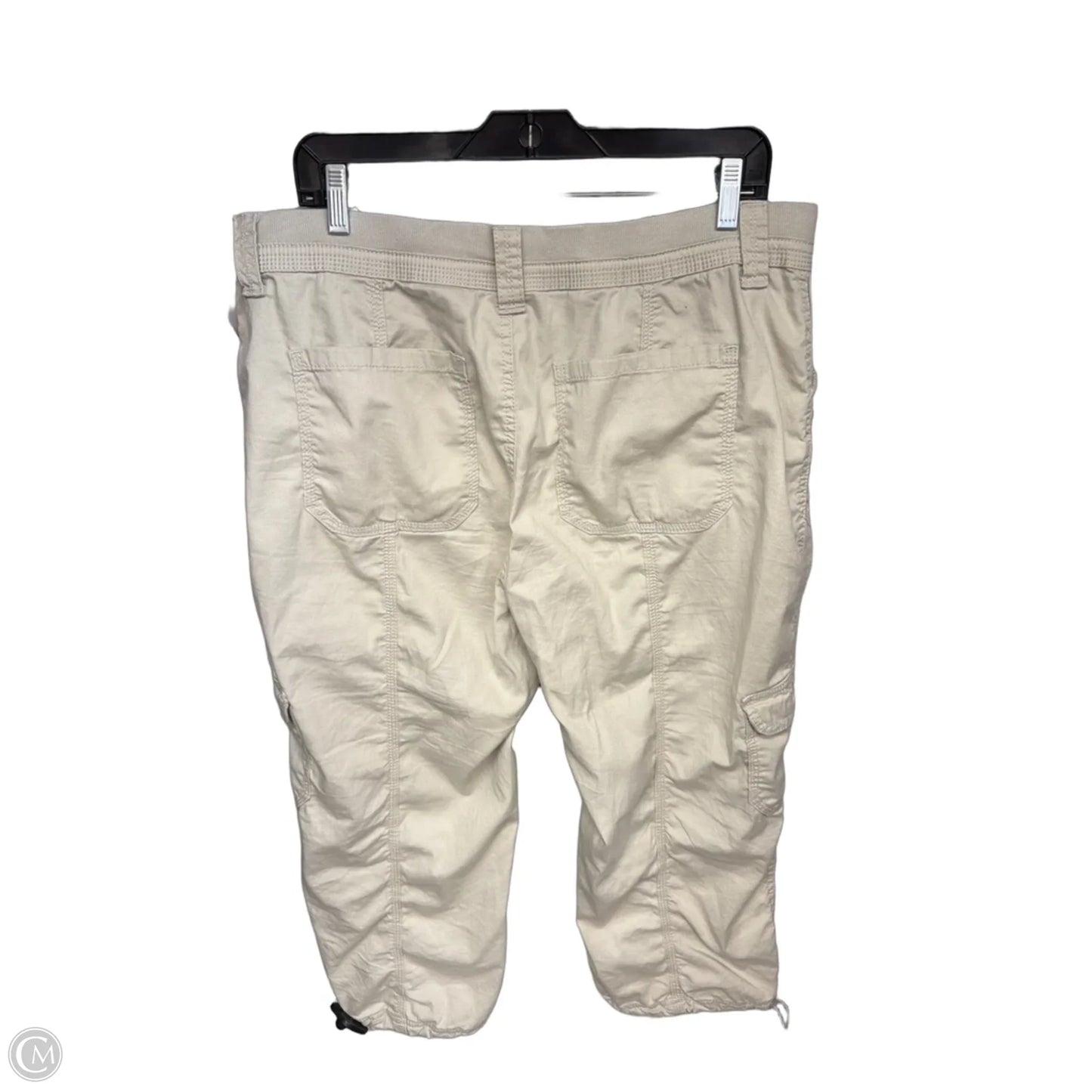 Pants Cropped By Style And Company In Tan, Size: 14