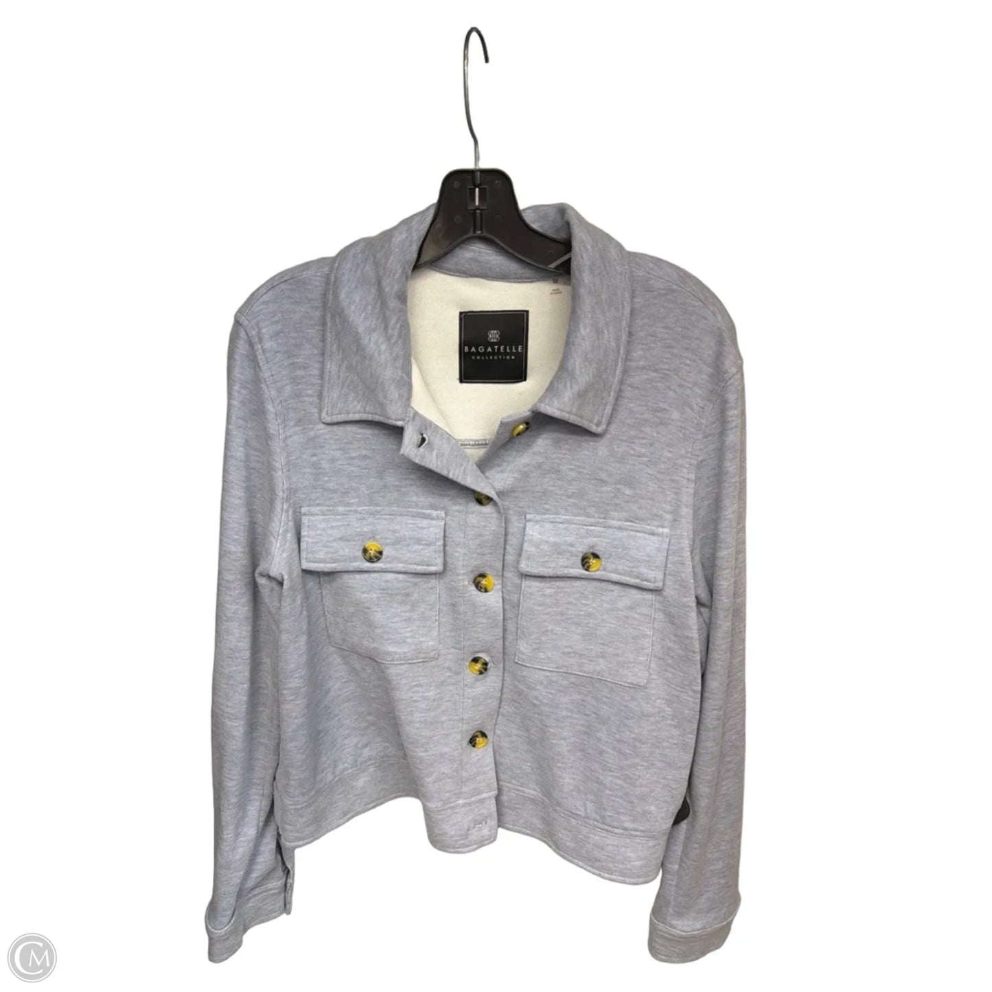 Jacket Shirt By Bagatelle In Blue, Size: M