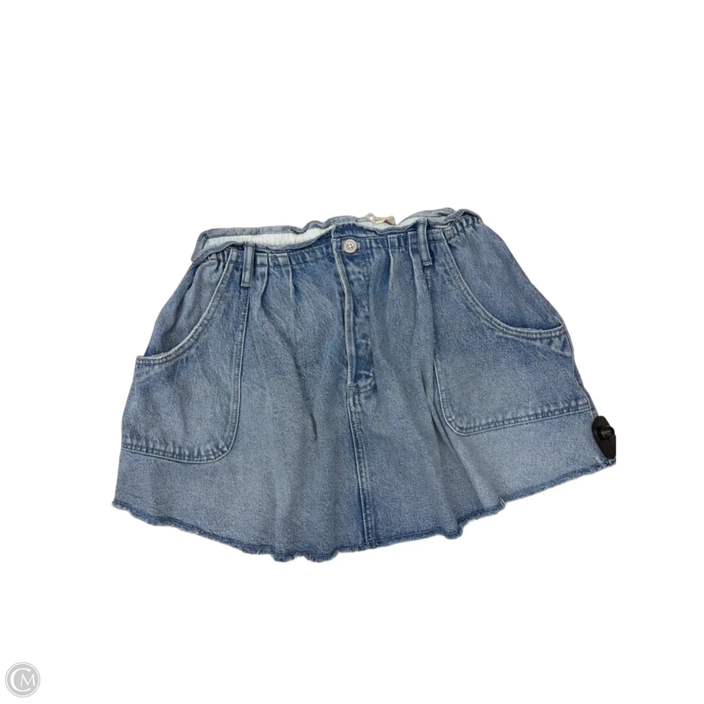 Skirt Mini & Short By Pilcro In Blue Denim, Size: M