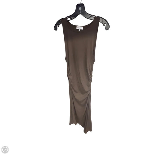 Dress Casual Maxi By Michael Stars In Brown, Size: L