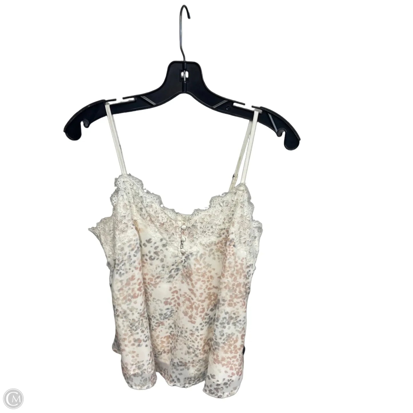 Top Sleeveless By Abercrombie And Fitch In Cream, Size: M